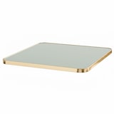thumbnail of Laminaat tafelblad 70 cm marmer en saliegroene aluminium rand