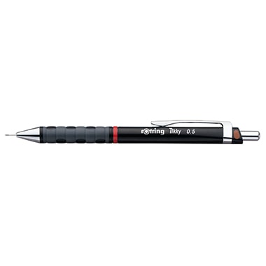 Lápiz de plástico ROTRING (Negro - 0,5 mm - Plástico)