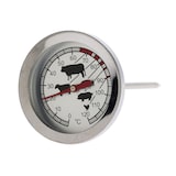 thumbnail of WellHome - Vleesthermometer van roestvrij staal - 300 graden Celsius - Temperatuurindicator tot 120 graden Celsius