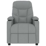 thumbnail of vidaXL Massagesessel Hellgrau Stoff