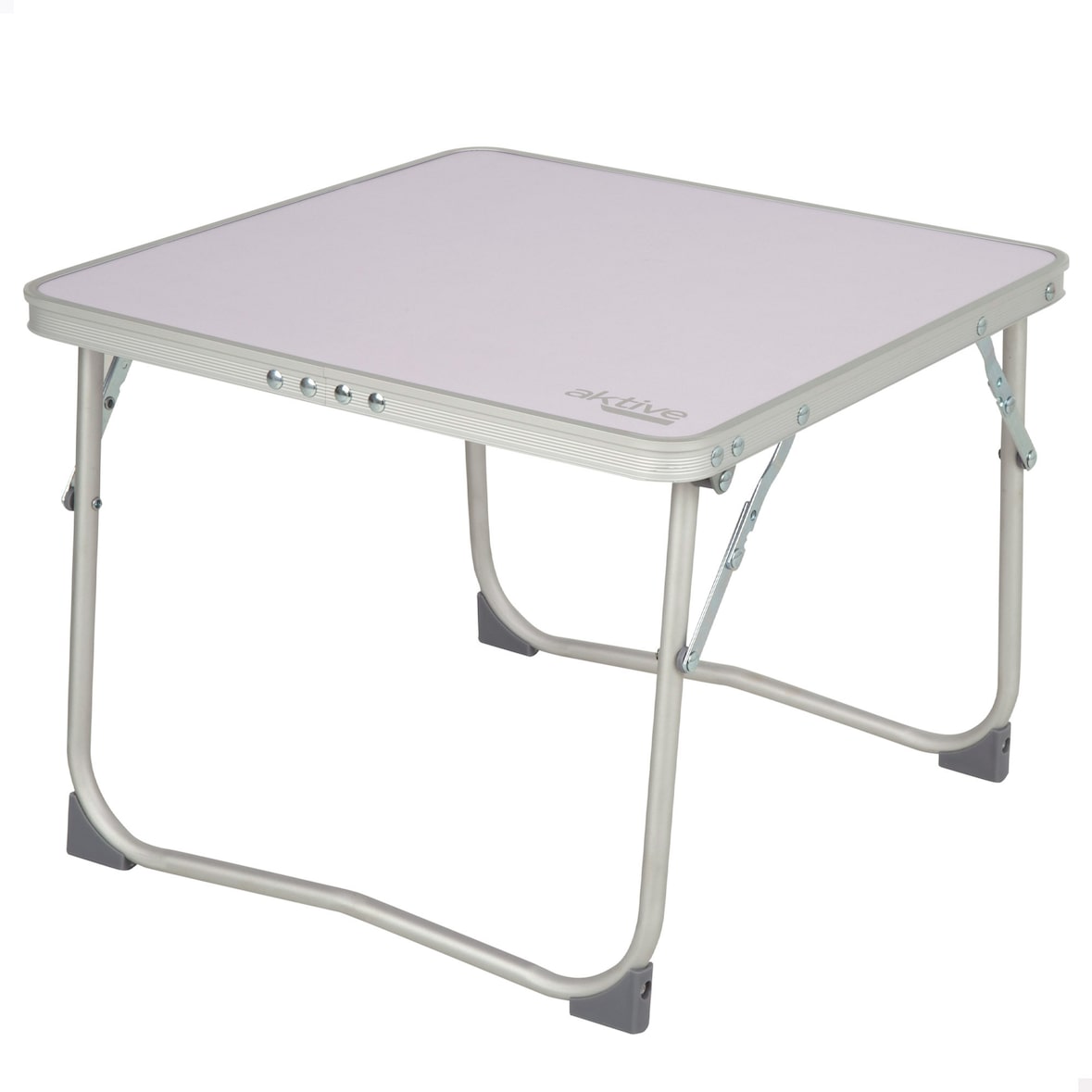 Aktive Mesa plegable pequeña camping antivuelco y ultraligera malva
