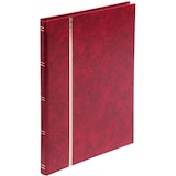 thumbnail of Album de timbres Classique 22,5x30,5 cm, 16p. noires/9 bandes, reliure livre, coloris bordeaux