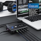 thumbnail of CSL USB 7.1 Soundkarte extern - 7.1 Surround Sound - Stereo Audio Adapter - Lautstärkeregelung - Anschluss für Kopfhörer, Mikrofon