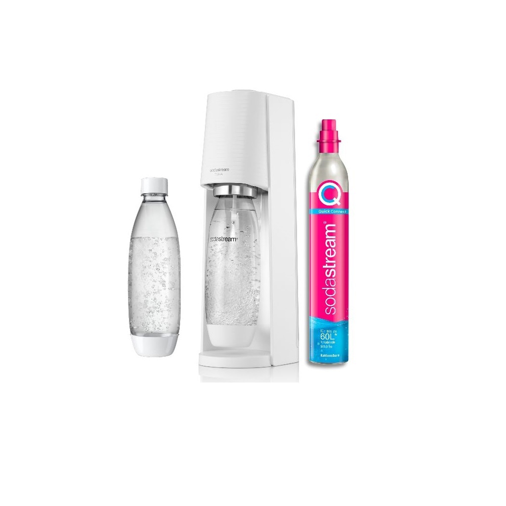 SODASTREAM Machine à Gazéifier L'eau + 2 Bouteilles + 1 Cylindre terrabilv