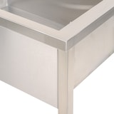 thumbnail of Romux® Fregadero con Seno Profundo de Acero Inoxidable 800x600x850 mm Desmontable | Pica Industrial con patas | Pila Lavadero para Cocina