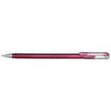 thumbnail of Roller encre gel Hybrid Dual Metallic, pointe large 1,0 mm, encre rose