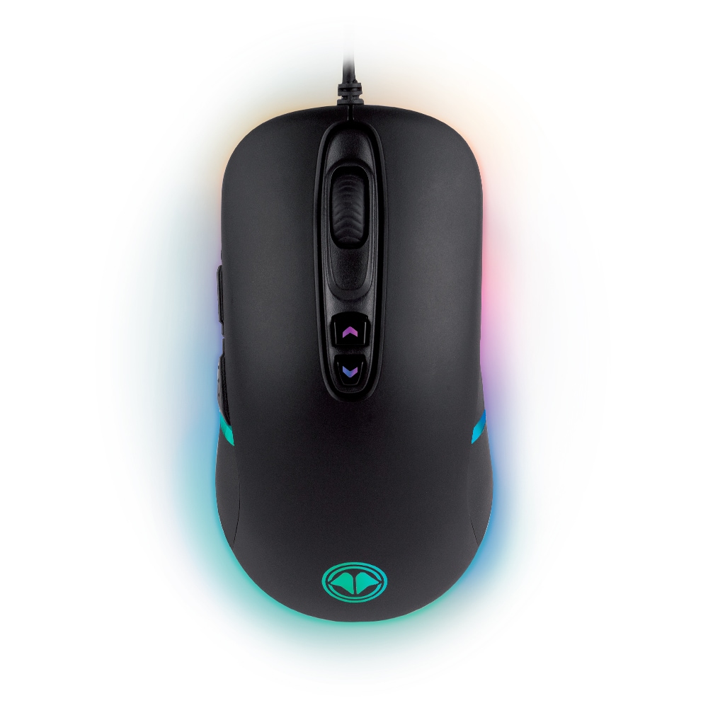 Millenium Raton  Optico MO1 Advanced con Cable para e-Sport Retroiluminacion RGB, Ultra Ligero, 7 Botones Programables