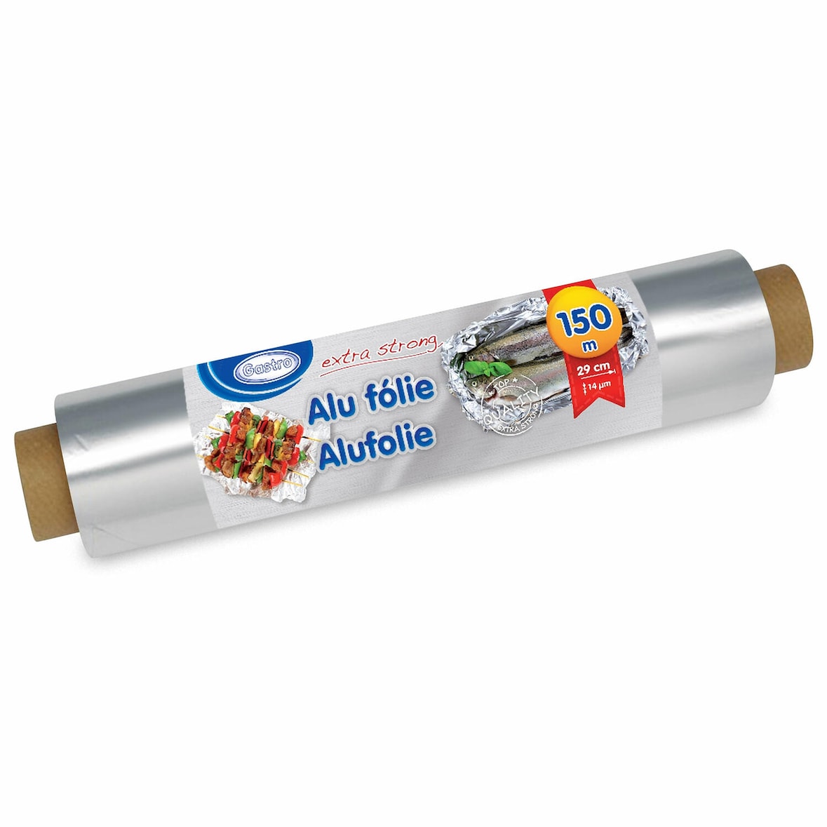 Alufolie extra stark 29 cm x 150 m 14 my einzeln verpackt