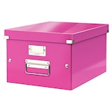 thumbnail of Caja de archivo universal Click & Store Mediana (281x200x369 mm), fucsia