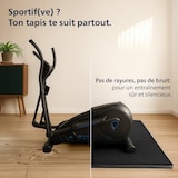 thumbnail of Fitness mat 30x30 cm zwart/24-delige set