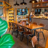 thumbnail of Set van 2 houten stoelen