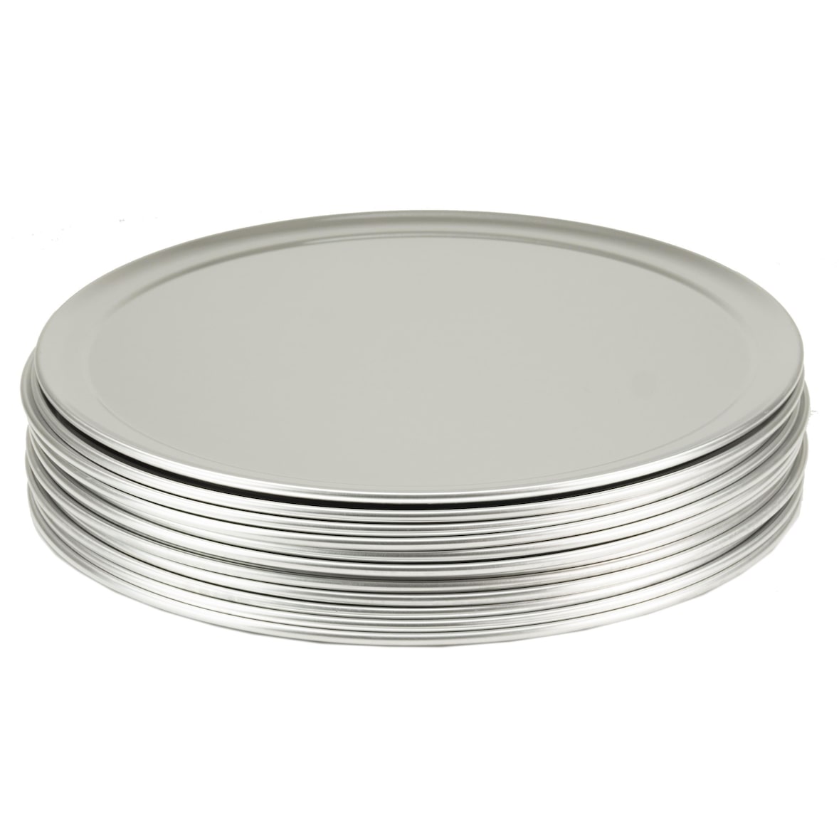 Pizzablech rund aus Aluminium 12 Stück Ø 380 mm