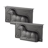 thumbnail of Lot de 2 moules à gâteaux 3D en forme d'agneau pascal 900 ml Zenker Special Season