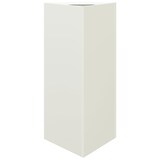 thumbnail of Helloshop26 - Canteiro triangular elevado para plantas flores e pátio/jardim 40 x 34,5 x 70 cm aço branco 02_0038809