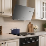 thumbnail of CIARRA Cappa aspirante, Cappa da cucina inclinata A+ 580m³/h 60cm ricircolo e scarico acciaio ino VM6765AS