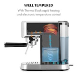 thumbnail of Futura Espressomaker 20 bar 1450 Watt 20 bar Wassertank: 1,25 Liter rostfreier Edelstahl Silber-Metallic