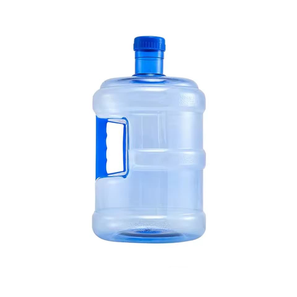 Jarra de agua embotellada con asa para dispensadores de agua y viajes, 7,5 L, ø20 cm x 37 cm.