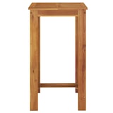 thumbnail of Mesa alta de jardín madera maciza de acacia 60x60x105 cm