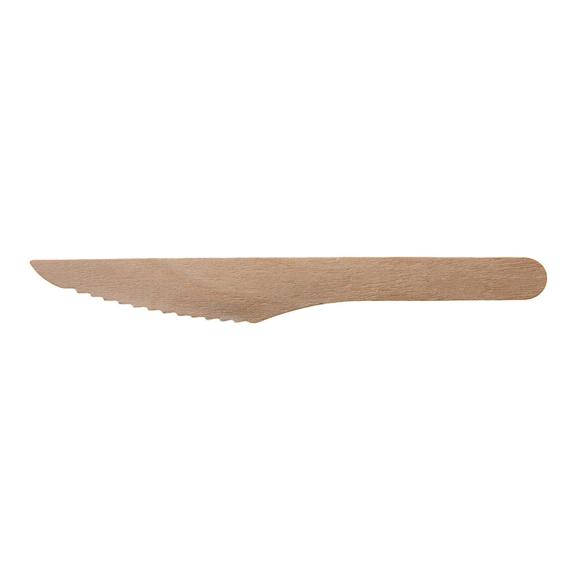 Messer aus Birkenholz 16,5 cm lang Pack (100 Stück)