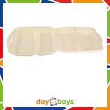 thumbnail of DayBays 200 Stk. Dinner-Box 2 teilig 220x285x75 mm Champagner laminiert