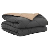 thumbnail of vidaXL Sommerdecke Anthrazit und Taupe 200 x 135 cm Mikrofaser
