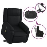 thumbnail of vidaXL Massagesessel mit Aufstehhilfe Schwarz Kunstleder