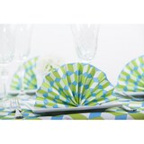 thumbnail of Sovie HOME Serviette Chicago in Blau-Grün aus Linclass® Airlaid 40 x 40 cm, 12 Stück - 3D-Optik