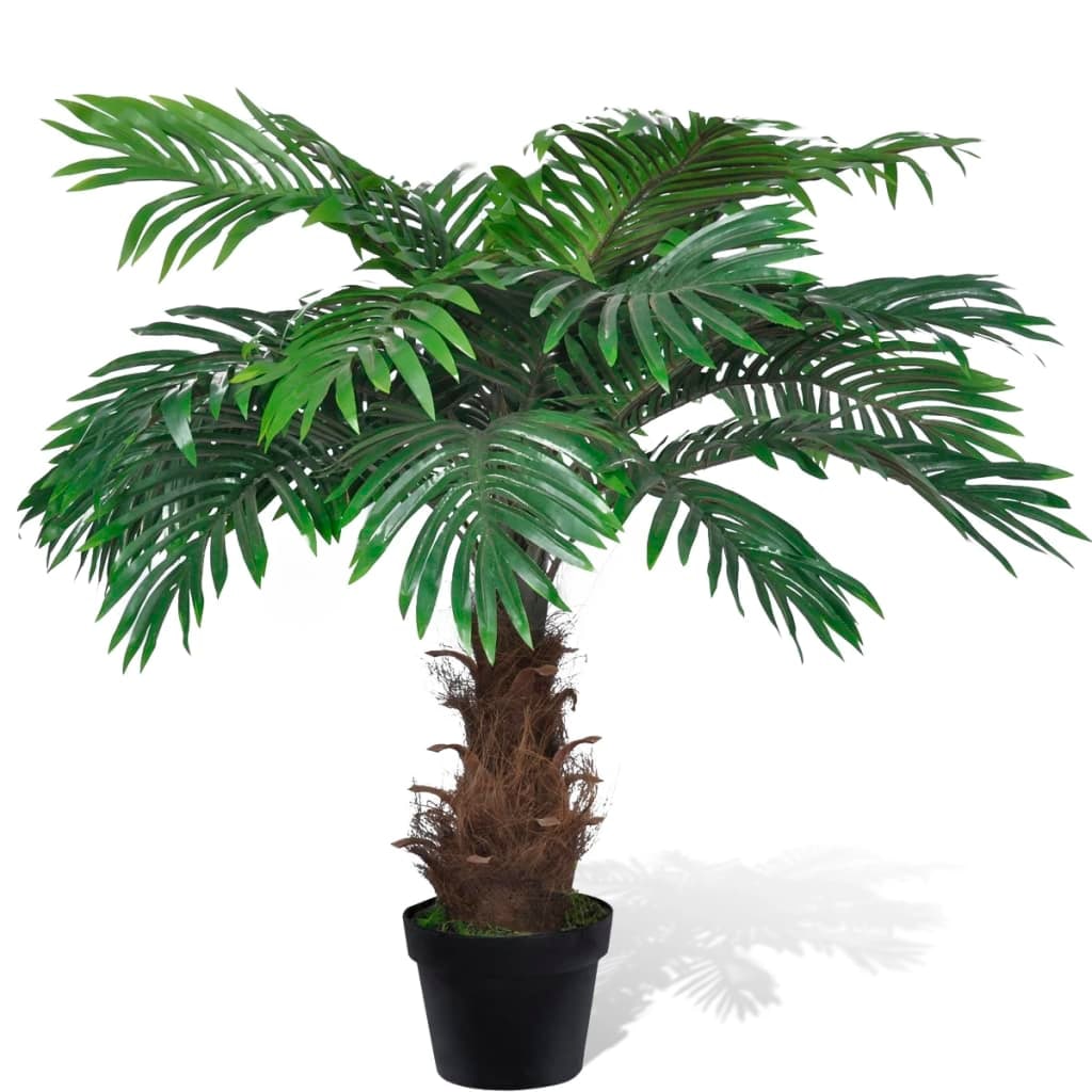 Décoshop26 - Palmier cycus artificiel plastique avec pot 80 cm DEC021886