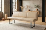 thumbnail of KAWOLA Esszimmerbank ELEEN Leder beige 243cm