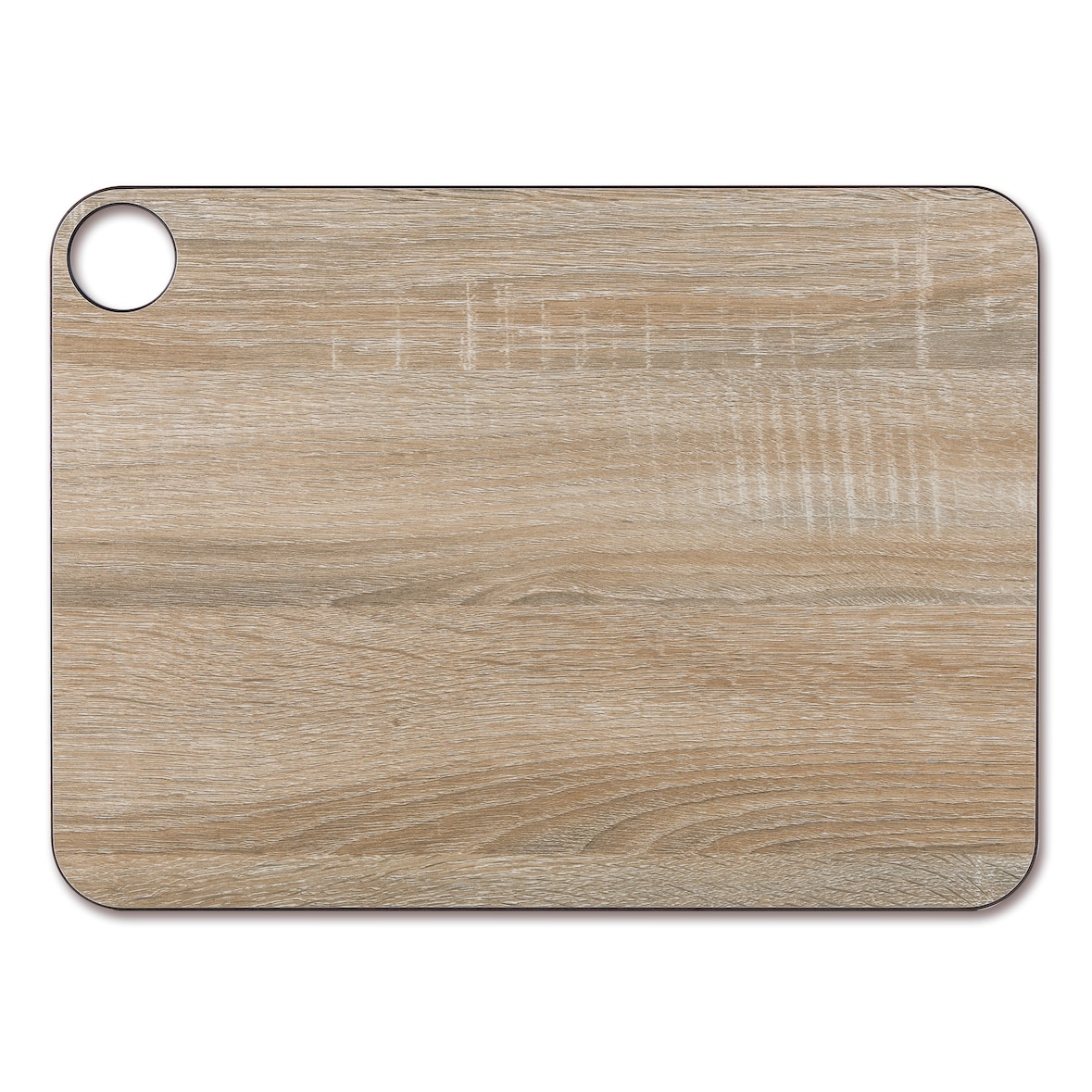 Arcos Snijplank - Snijplank - Hars en cellulosevezel 37,7 x 27,7 cm en 6,5 mm dik - kleur bruin