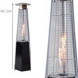 thumbnail of Fogão a gás para exterior Piramide com rodas 12,5 kW Aquecedor para bares e restaurantes Termopatio em aço arranque por impulso 196 cm Preto