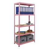 thumbnail of PROREGAL Schwerlastregal PINK LADY, HxBxT 180x90x40cm, Fachlast 175kg, 5 Ebenen, Pink, Kellerregal, Steckregal, Garagenregal, Lagerregal