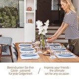 thumbnail of 18 er Set Tischsets  6 Platzsets Bestecktaschen Glasuntersetzer