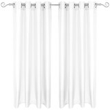 thumbnail of 2er Pack Gardine Blickdicht Alessia mit Ösen 140x245cm weiß