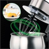 thumbnail of Mesko MS4228  Batedeira Planetaria Profissional, Robô de Cozinha, 5L, 6 Velocidades, Acessórios, Inox 2000W, Prata