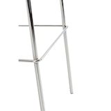 thumbnail of Barhocker Hover Stoff 4-Fuß Gestell braun/chrom