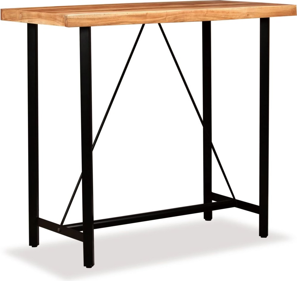 Helloshop26 - Stehtisch im Bistro-Stil massives Sheesham-Holz 120 cm 0902088