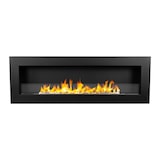 thumbnail of Chimenea de bioetanol de pared SIENA 120 negra 120x40