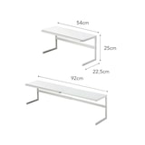 thumbnail of Yamazaki Küchenregal Standregal Arbeitsplatte weiß Metall ausziehbar 54-92x25x22cm "TOWER"