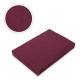 thumbnail of Microfaser Spannbettlaken  Rundumgummizug 180 - 200 x 200 cm + 28 cm Bordeaux