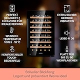 thumbnail of Klarstein Barossa 50 Uno Weinkühlschrank 1 Zone 120 Ltr 50 Fl Touch-Display Schwarz