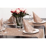 thumbnail of Sovie HORECA Tischläufer Cleve in Braun aus Linclass® Airlaid 40 cm x 24 m, 1 Stück - Ornamente