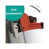 thumbnail of Verrou pour porte d'entrée Mirage à bouton et cylindre 45 mm