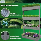 thumbnail of Coemo Vertikalbeet Vera aus Holz Hochbeet 4 Etagen Kästen höhenverstellbar und neigbar