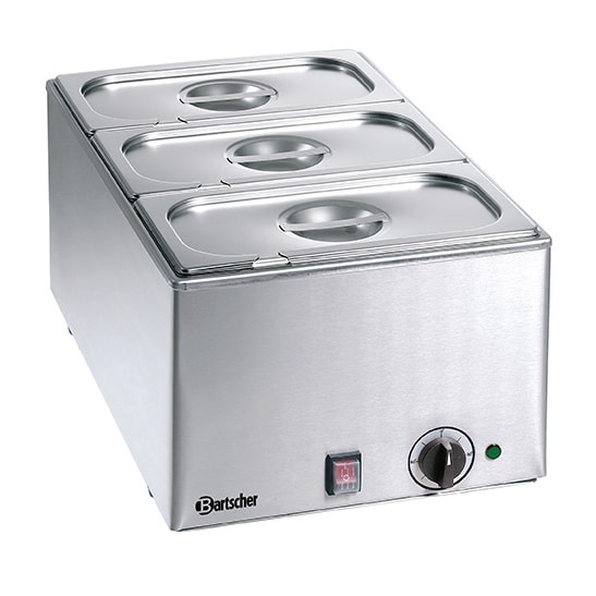 Bain Marie Professionnel 3 GN 1/3 contenitori - Bartscher