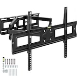 thumbnail of tectake Soporte de pared inclinable y giratorio para TV de 32" a 100" (81-254 cm), VESA 600 x 400, soporta hasta 120 kg  Negro