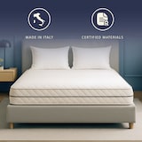 thumbnail of Matras 80x190 cm met pocketveren, hypoallergeen schuim, H24 cm, orthopedisch, hoes anti-huisstofmijt