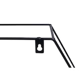 thumbnail of Wandplank HWC-K76, Hangende plank Zwevende plank, 3 planken Metalen massief hout Industrieel 43x49x11cm ~ wit