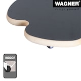 thumbnail of WAGNER Pflanzenroller BLACK Ø 33 x 4 cm, für innen, MDF mit Melamin, schwarz, Tragkraft 100 kg, DE Ware - 20027601