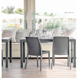 thumbnail of Sedia impilabile da esterno bar ristorante in polyrattan effetto wicker Richmond -  Maroon